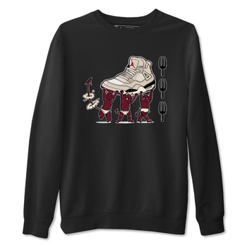 4s A Ma Maniere x Fossil Stone shirts to match jordans Devil Babies sneaker match tees 4s A Ma Maniere x Fossil Stone match shoes to clothes SNRT Sneaker Tees unisex cotton Black 2 shirts