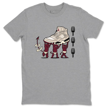 4s A Ma Maniere x Fossil Stone shirts to match jordans Devil Babies sneaker match tees 4s A Ma Maniere x Fossil Stone match shoes to clothes SNRT Sneaker Tees unisex cotton Heather Grey 2 shirts