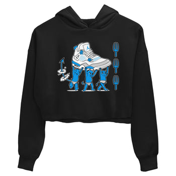 4s Military Blue shirts to match jordans Devil Babies sneaker match tees Air Jordan 4 Military Blue SNRT Sneaker Release Tees unisex cotton Black 2 Crop Shirts