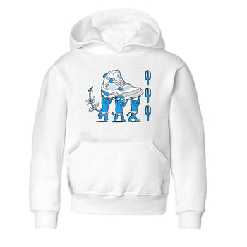 4s Military Blue shirts to match jordans Devil Babies sneaker match tees Air Jordan 4 Military Blue SNRT Sneaker Release Tees Youth Baby White 2 crew neck shirts