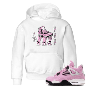 4s Retro Orchid shirts to match jordans Devil Babies sneaker match tees Air Jordan 4 WMNS Orchid match shoes to clothes SNRT Sneaker Tees Youth Baby White 1 tee