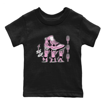 4s Retro Orchid shirts to match jordans Devil Babies sneaker match tees Air Jordan 4 WMNS Orchid match shoes to clothes SNRT Sneaker Tees Youth Baby Black 2 tee