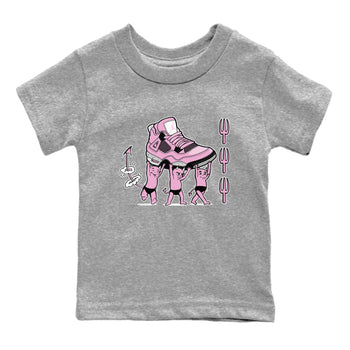 4s Retro Orchid shirts to match jordans Devil Babies sneaker match tees Air Jordan 4 WMNS Orchid match shoes to clothes SNRT Sneaker Tees Youth Baby Heather Grey 2 tee