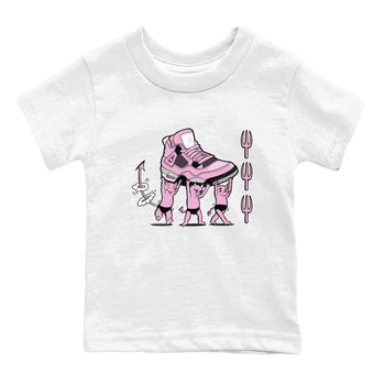 4s Retro Orchid shirts to match jordans Devil Babies sneaker match tees Air Jordan 4 WMNS Orchid match shoes to clothes SNRT Sneaker Tees Youth Baby White 2 tee