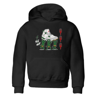 4s Pine Green shirts to match jordans Devil Babies sneaker match tees Air Jordan 4 Pine Green SNRT Sneaker Release Tees Youth Baby Black 2 crew neck shirts