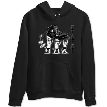 4s White Thunder shirts to match jordans Devil Babies sneaker match tees Air Jordan 4 Retro White Thunder SNRT Sneaker Release Tees unisex cotton Black 2 crew neck shirts