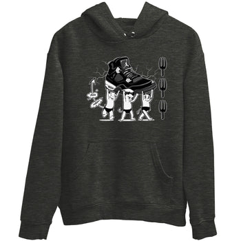4s White Thunder shirts to match jordans Devil Babies sneaker match tees Air Jordan 4 Retro White Thunder SNRT Sneaker Release Tees unisex cotton Charcoal Heather 2 crew neck shirts