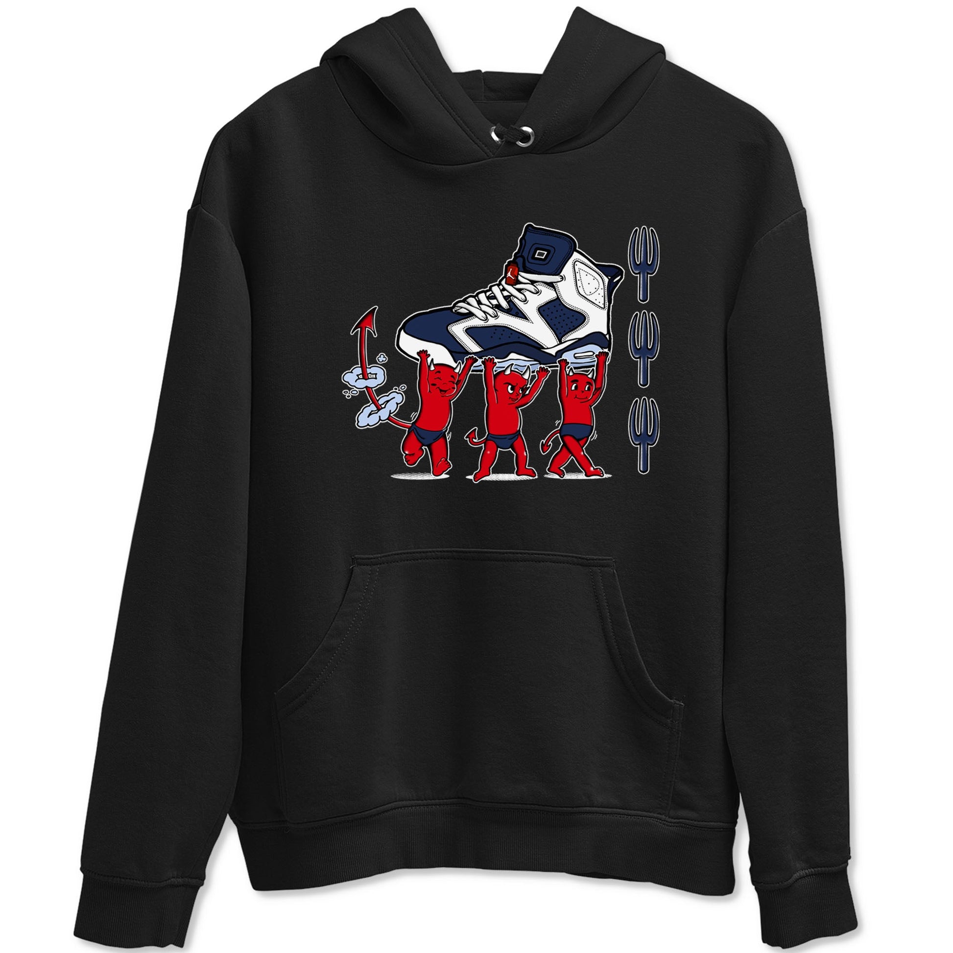 6s White And Midnight Navy shirts to match jordans Devil Babies sneaker match tees Air Jordan 6 White And Midnight Navy SNRT Sneaker Release Tees unisex cotton Black 2 crew neck shirts