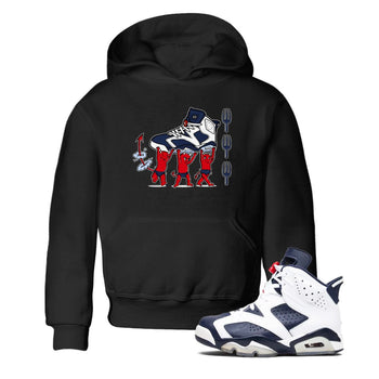 6s White And Midnight Navy shirts to match jordans Devil Babies sneaker match tees Air Jordan 6 White And Midnight Navy SNRT Sneaker Release Tees Youth Baby Black 1 crew neck shirts
