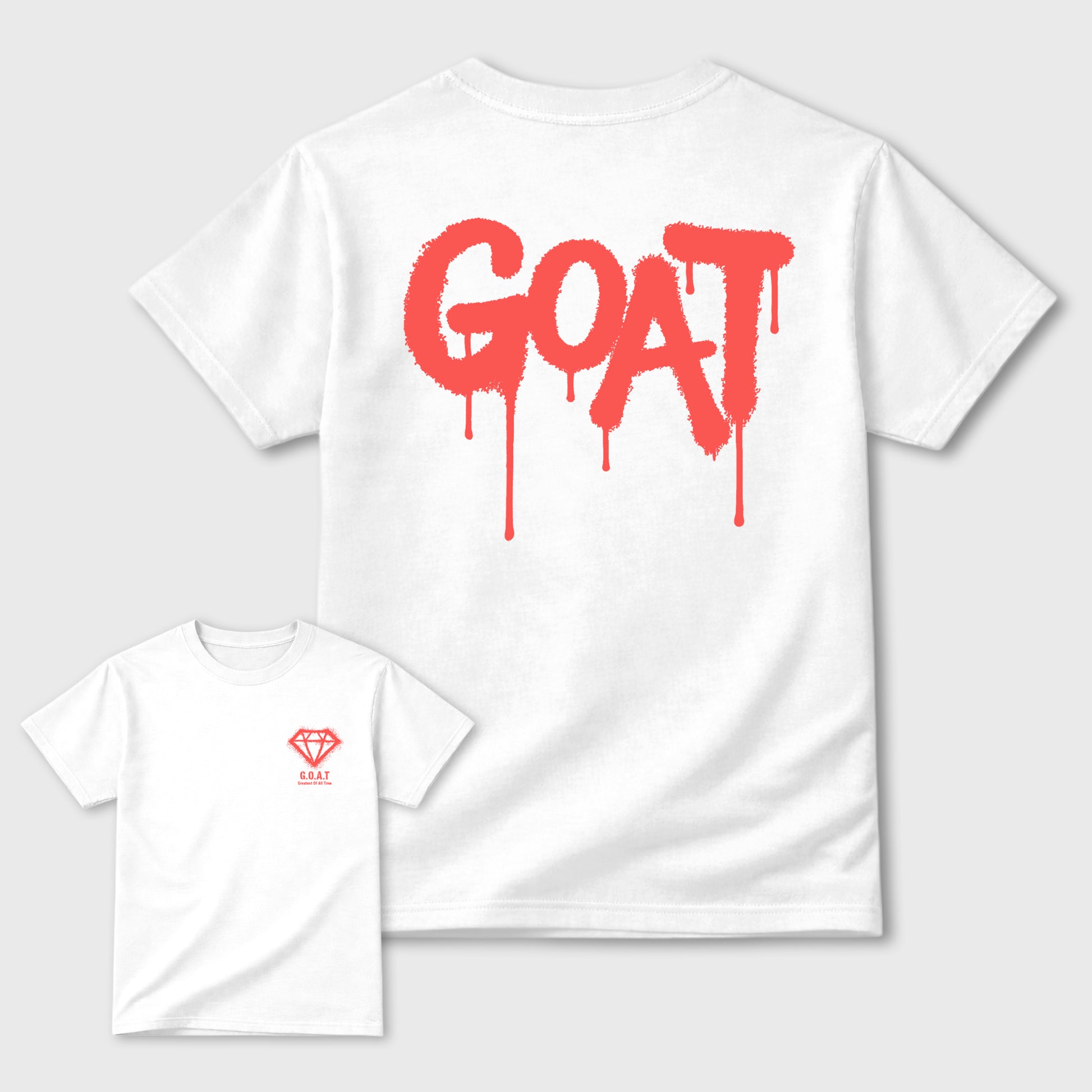 Diamond Goat sneaker match t-shirt styled to complete your fit with the Air Max 90 Infrared sneakers, double side graphic tee.