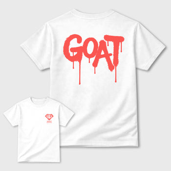 Diamond Goat sneaker match t-shirt styled to complete your fit with the Air Max 90 Infrared sneakers, double side graphic tee.