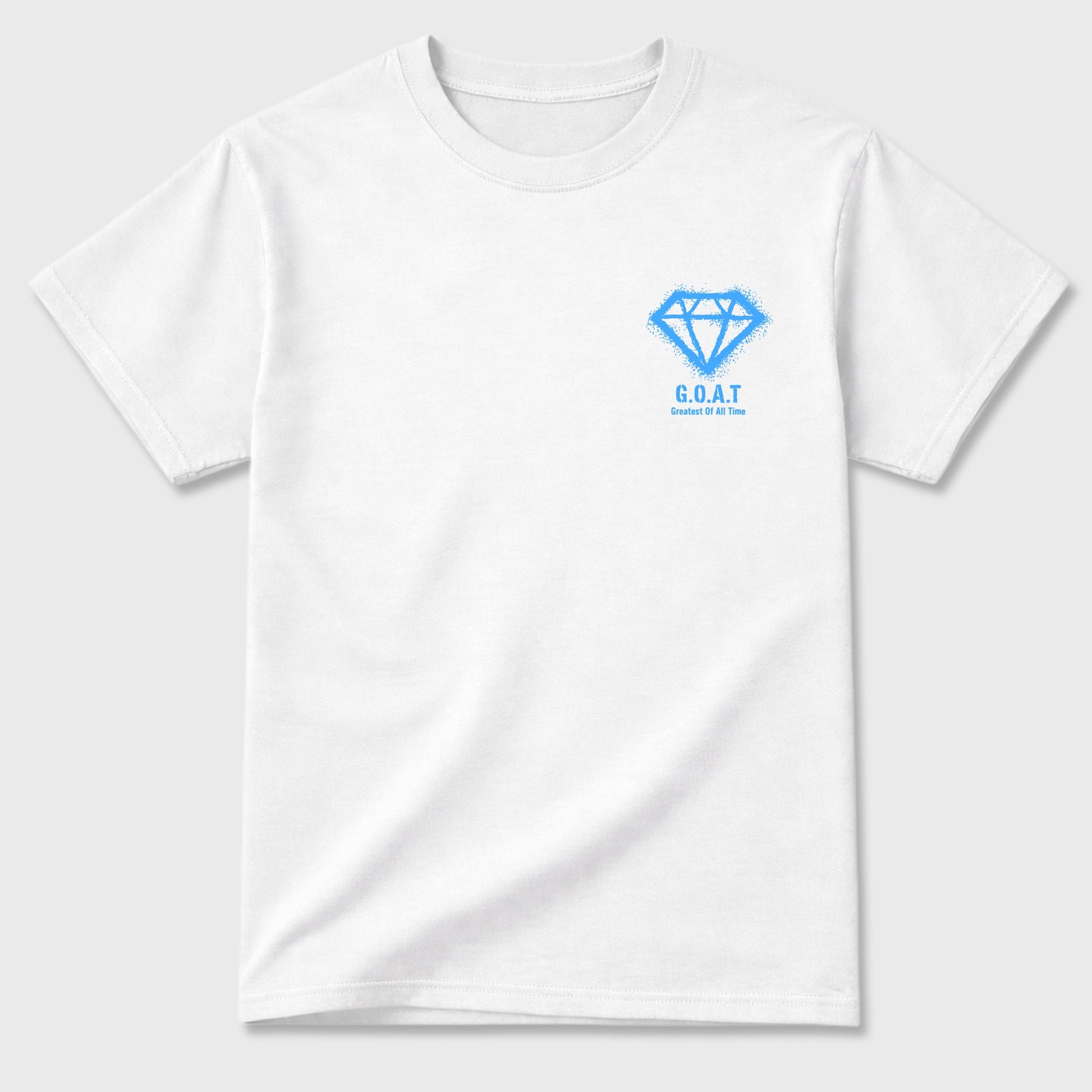 Diamond Goat sneaker match t-shirt styled to complete your fit with the sneakers, shown in White.