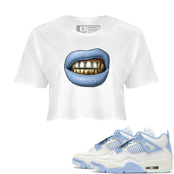 Air Jordan 4 Aluminium shirts to match jordans Diamond Teeth sneaker match tees Air Jordan 4 Forget Me Not shirts to match Jordan 1s SNRT Sneaker Tees unisex cotton White 1 crop tee