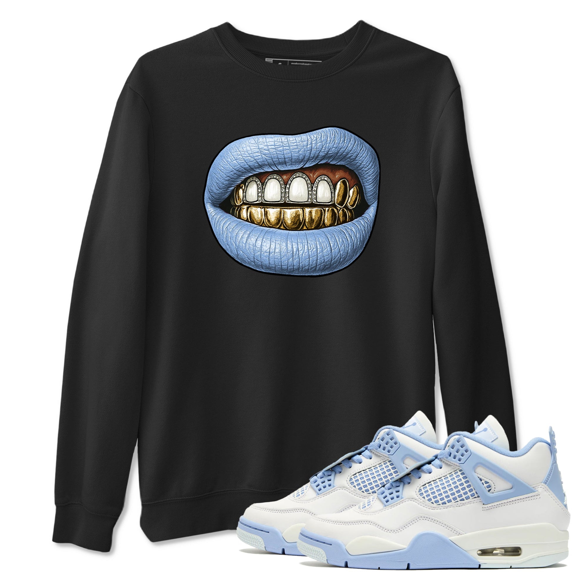 Air Jordan 4 Aluminium shirts to match jordans Diamond Teeth sneaker match tees Air Jordan 4 Forget Me Not shirts to match Jordan 1s SNRT Sneaker Tees unisex cotton Black 1 shirts