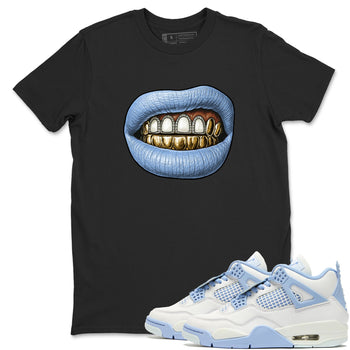 Air Jordan 4 Aluminium shirts to match jordans Diamond Teeth sneaker match tees Air Jordan 4 Forget Me Not shirts to match Jordan 1s SNRT Sneaker Tees unisex cotton Black 1 shirts