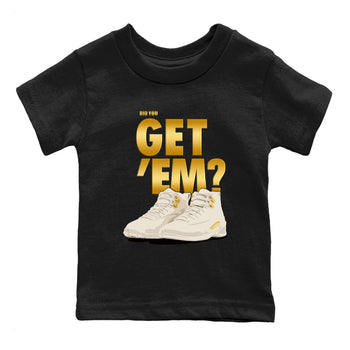 12s Phantom shirts to match jordans Did You Get 'Em sneaker match tees Air Jordan 12 WMNS Phantom match shoes to clothes SNRT Sneaker Tees Youth Baby Black 2 tee