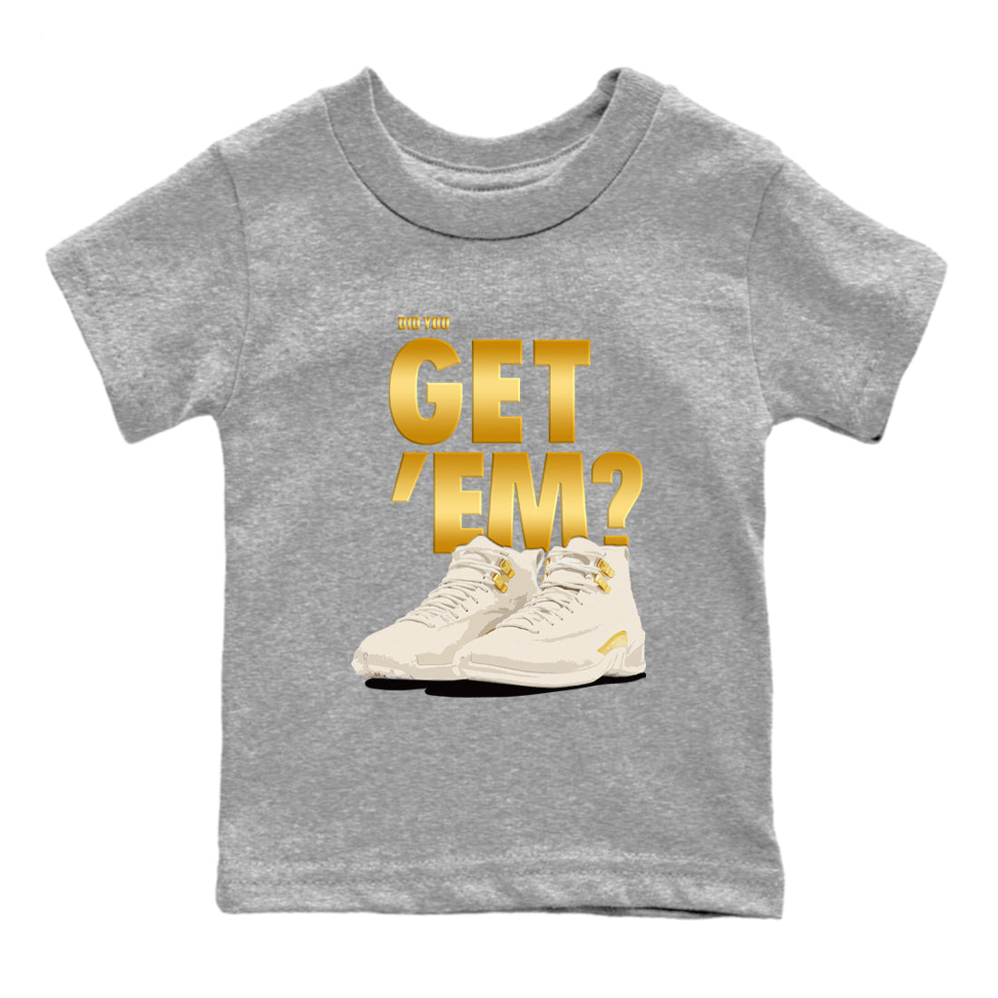 12s Phantom shirts to match jordans Did You Get 'Em sneaker match tees Air Jordan 12 WMNS Phantom match shoes to clothes SNRT Sneaker Tees Youth Baby Heather Grey 2 tee