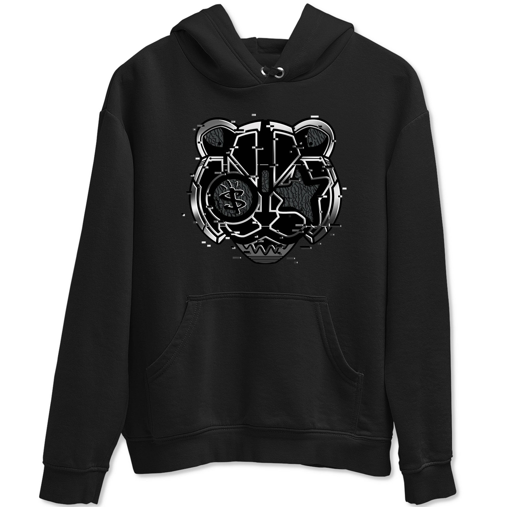 3s Black Cat shirts to match jordans Digital Cat Face sneaker match tees AJ3 Retro Black Cat match shoes to clothes SNRT Sneaker Tees unisex cotton Black 2 shirts