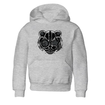 3s Black Cat shirts to match jordans Digital Cat Face sneaker match tees AJ3 Retro Black Cat match shoes to clothes SNRT Sneaker Tees Youth Baby Heather Grey 2 tee
