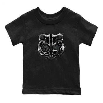 3s Black Cat shirts to match jordans Digital Cat Face sneaker match tees AJ3 Retro Black Cat match shoes to clothes SNRT Sneaker Tees Youth Baby Black 2 tee