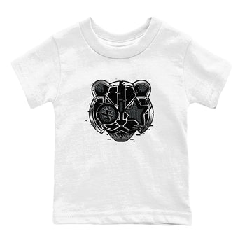 3s Black Cat shirts to match jordans Digital Cat Face sneaker match tees AJ3 Retro Black Cat match shoes to clothes SNRT Sneaker Tees Youth Baby White 2 tee