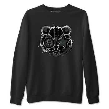 3s Black Cat shirts to match jordans Digital Cat Face sneaker match tees AJ3 Retro Black Cat match shoes to clothes SNRT Sneaker Tees unisex cotton Black 2 shirts