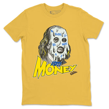 1s Travis Scott Canary shirt to match jordans Dirty Money sneaker tees Air Jordan 1 Travis Scott Canary SNRT Sneaker Release Tees unisex cotton Daisy 2 crew neck shirt