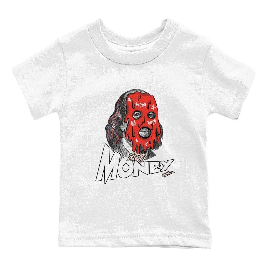 13s Dune Red shirts to match jordans Dirty Money sneaker match tees Air Jordan 13 Dune Red SNRT Sneaker Tees streetwear brand Baby and Youth White 2 cotton tee