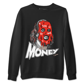 13s Dune Red shirts to match jordans Dirty Money sneaker match tees Air Jordan 13 Dune Red SNRT Sneaker Tees streetwear brand Black 2 unisex cotton tee