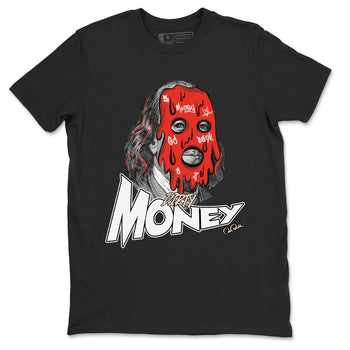 13s Dune Red shirts to match jordans Dirty Money sneaker match tees Air Jordan 13 Dune Red SNRT Sneaker Tees streetwear brand Black 2 unisex cotton tee