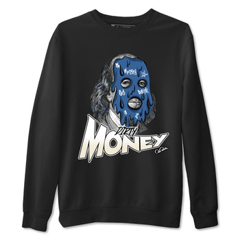 Air Jordan 3 A Ma Maniere x For The Love shirts to match jordans Dirty Money graphic tees Air Jordan 3 A Ma Maniere x Diffused Blue match shoes to clothes SNRT Sneaker Tees unisex cotton Black 2 shirts