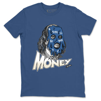 Air Jordan 3 A Ma Maniere x For The Love shirts to match jordans Dirty Money graphic tees Air Jordan 3 A Ma Maniere x Diffused Blue match shoes to clothes SNRT Sneaker Tees unisex cotton Denim Blue 2 shirts