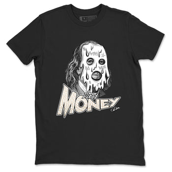 Dirty Money sneaker match t-shirt styled to complete your fit with the Air Jordan 3 Pure Money sneakers, shown in Black 2.