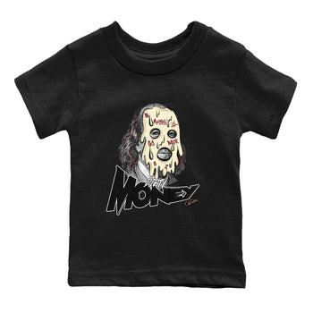 4s A Ma Maniere x Fossil Stone shirts to match jordans Dirty Money sneaker match tees Air Jordan 4 A Ma Maniere x Fossil Stone match shoes to clothes SNRT Sneaker Tees Youth Baby Black 2 tee