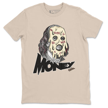 4s A Ma Maniere x Fossil Stone shirts to match jordans Dirty Money sneaker match tees Air Jordan 4 A Ma Maniere x Fossil Stone match shoes to clothes SNRT Sneaker Tees unisex cotton Sand 2 shirts