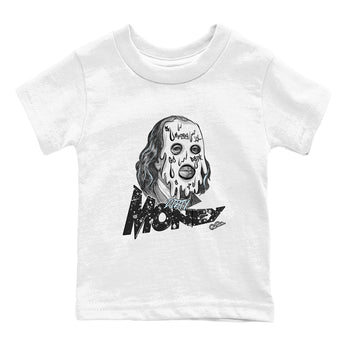 AJ6 White Black shirts to match jordans Dirty Money sneaker match tees Air Jordan 6 White Black SNRT Sneaker Tees streetwear brand Baby and Youth White 2 cotton tee