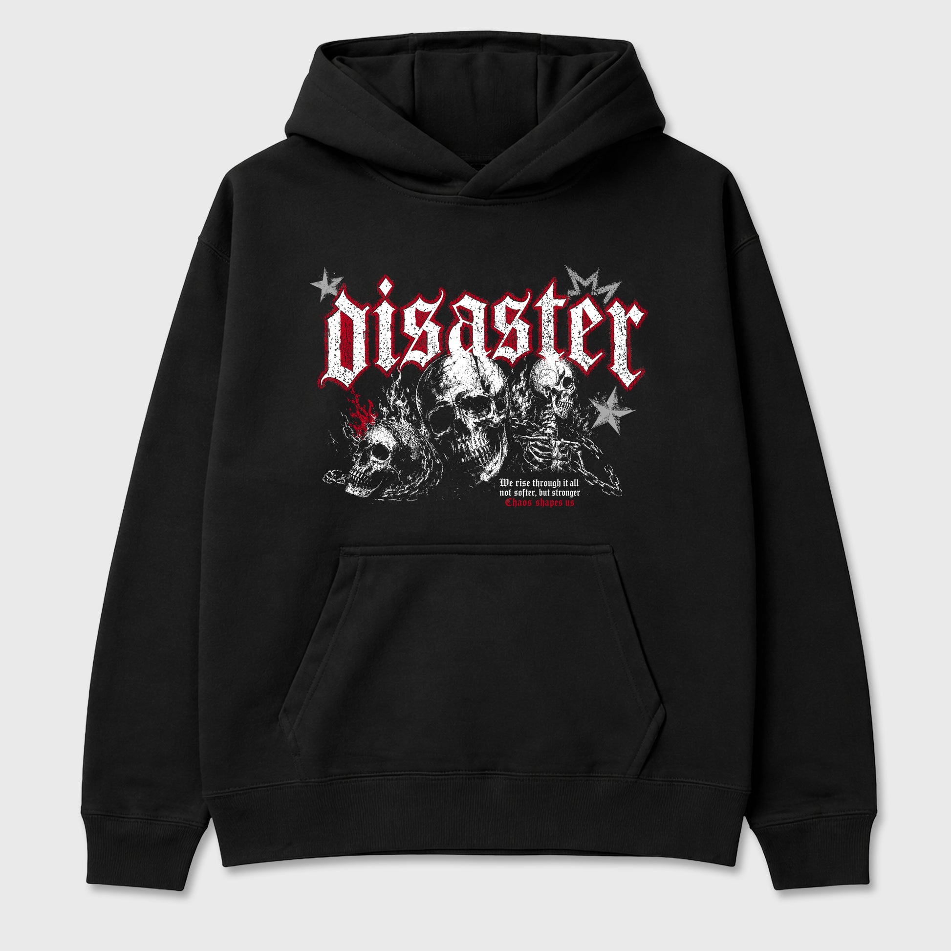 Disaster Graphic T-Shirt sneaker match tee designed for the Air Jordan 4 Toro Bravo, featuring coordinated color options for a perfect streetwear match. Black 2 shirt.