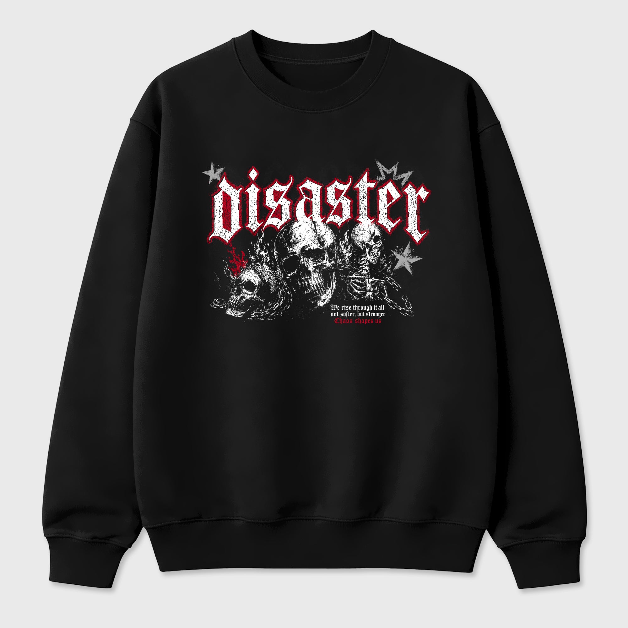 Disaster Graphic T-Shirt sneaker match tee designed for the Air Jordan 4 Toro Bravo, featuring coordinated color options for a perfect streetwear match. Black 2 shirt.
