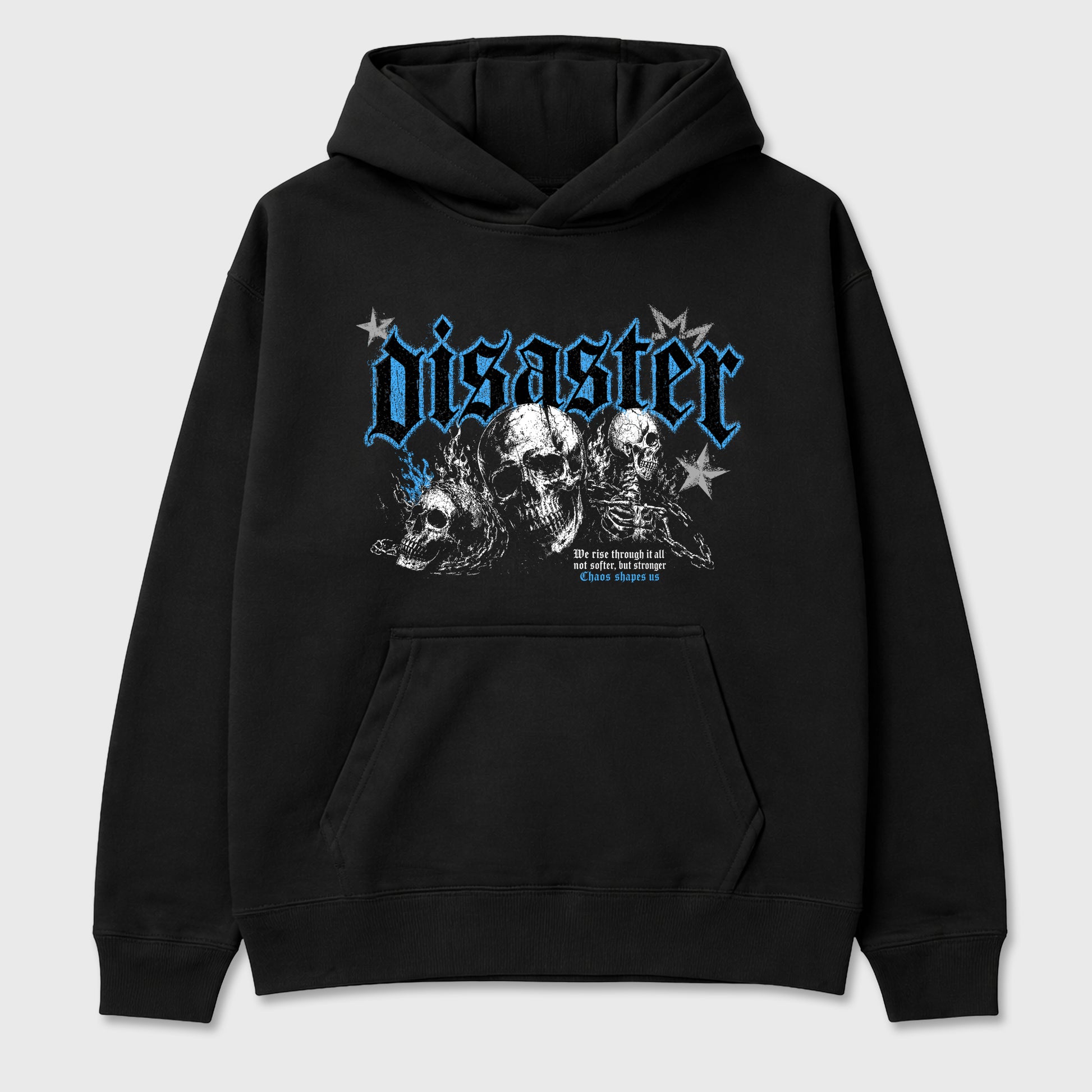 Disaster Graphic T-Shirt sneaker match tee designed for the Air Jordan 5 Black University Blue, featuring coordinated color options for a perfect streetwear match. Black 2 shirt.