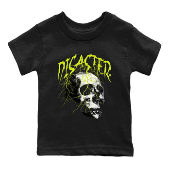 Foams One Black Volt shirts to match jordans Disaster Skull sneaker match tees Air Foamposite One Black and Volt match shoes to clothes SNRT Sneaker Tees Youth Baby Black 2 tee