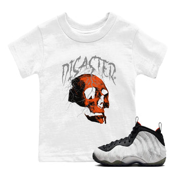 Foams One Jin shirts to match jordans Disater Skull sneaker match tees Air Foamposite One Jin match shoes to clothes SNRT Sneaker Tees Youth Baby White 1 tee