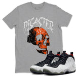 Foams One Jin shirts to match jordans Disater Skull sneaker match tees Air Foamposite One Jin match shoes to clothes SNRT Sneaker Tees unisex cotton Heather Grey 1 shirts