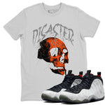 Foams One Jin shirts to match jordans Disater Skull sneaker match tees Air Foamposite One Jin match shoes to clothes SNRT Sneaker Tees unisex cotton Silver 1 shirts