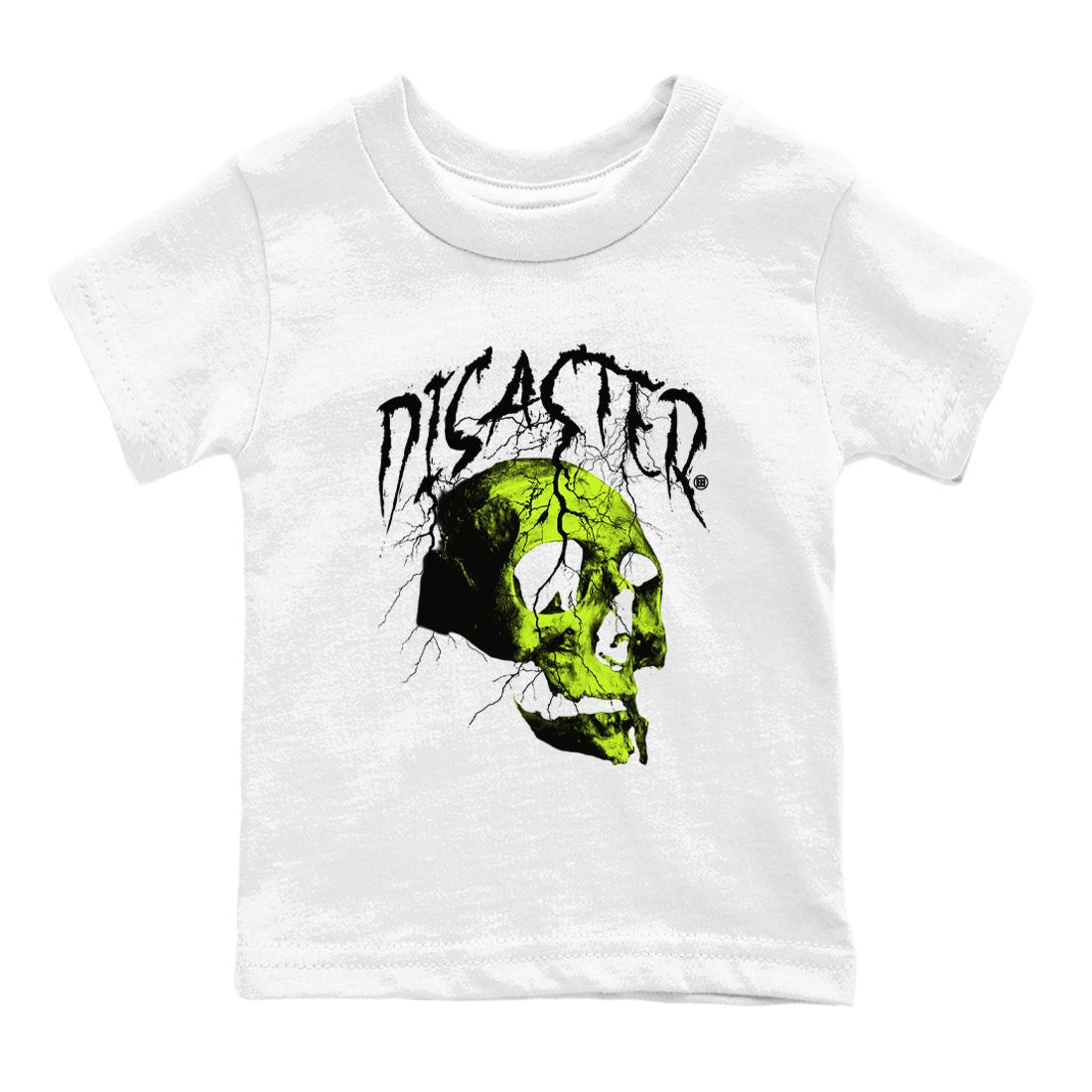 Air Force 1 Low Dance Volt t-shirts to match sneakers Disater Skull sneaker match tees Air Force 1 Volt match shoes to clothes SNRT Sneaker Tees Youth Baby White 2 tee