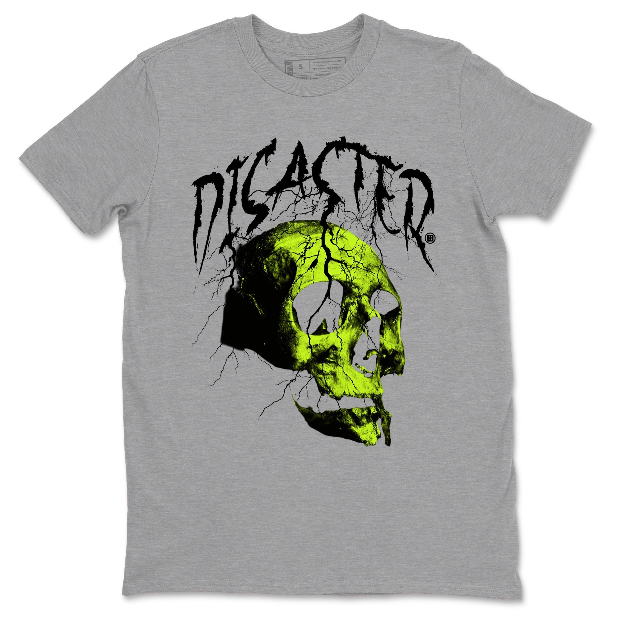 Air Force 1 Low Dance Volt t-shirts to match sneakers Disater Skull sneaker match tees Air Force 1 Volt match shoes to clothes SNRT Sneaker Tees unisex cotton Heather Grey 2 shirts