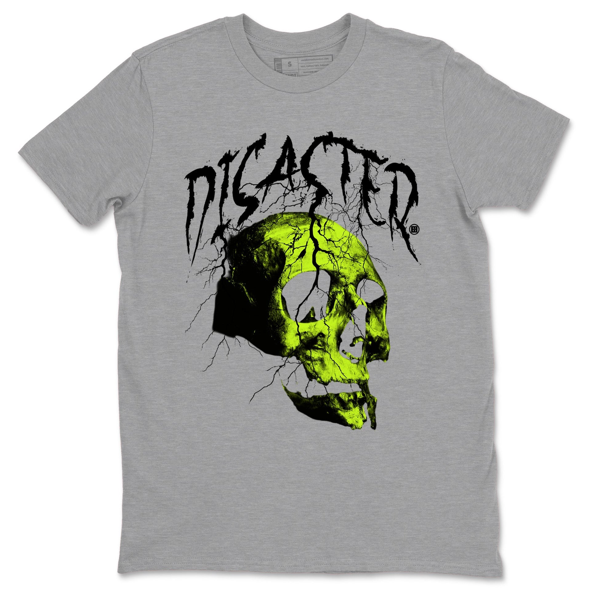 Air Force 1 Low Dance Volt t-shirts to match sneakers Disater Skull sneaker match tees Air Force 1 Volt match shoes to clothes SNRT Sneaker Tees unisex cotton Heather Grey 2 shirts