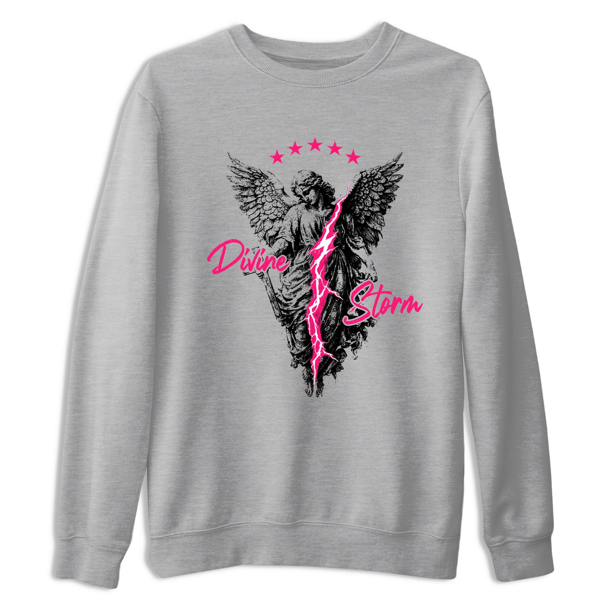 Perfect Valentine's Day Gifts graphic tee  – Sneaker Tees To Match Air Jordan 4 Pink Thunder – Divine Storm Tee Heather Grey 2