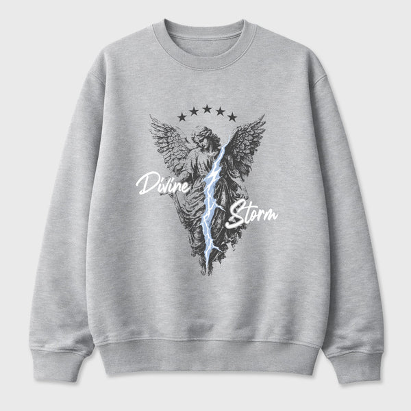 Sneakerfit for Sneakerheads – Sneaker Tees To Match Air Jordan 5 Wolf Grey Sneakers – Divine Storm Tee Heather Grey 2