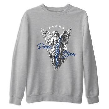 Sneaker match tees – Sneaker Tees To Match Air Jordan 9 Flint Grey Shoes – Divine Storm Tee Heather Grey 2