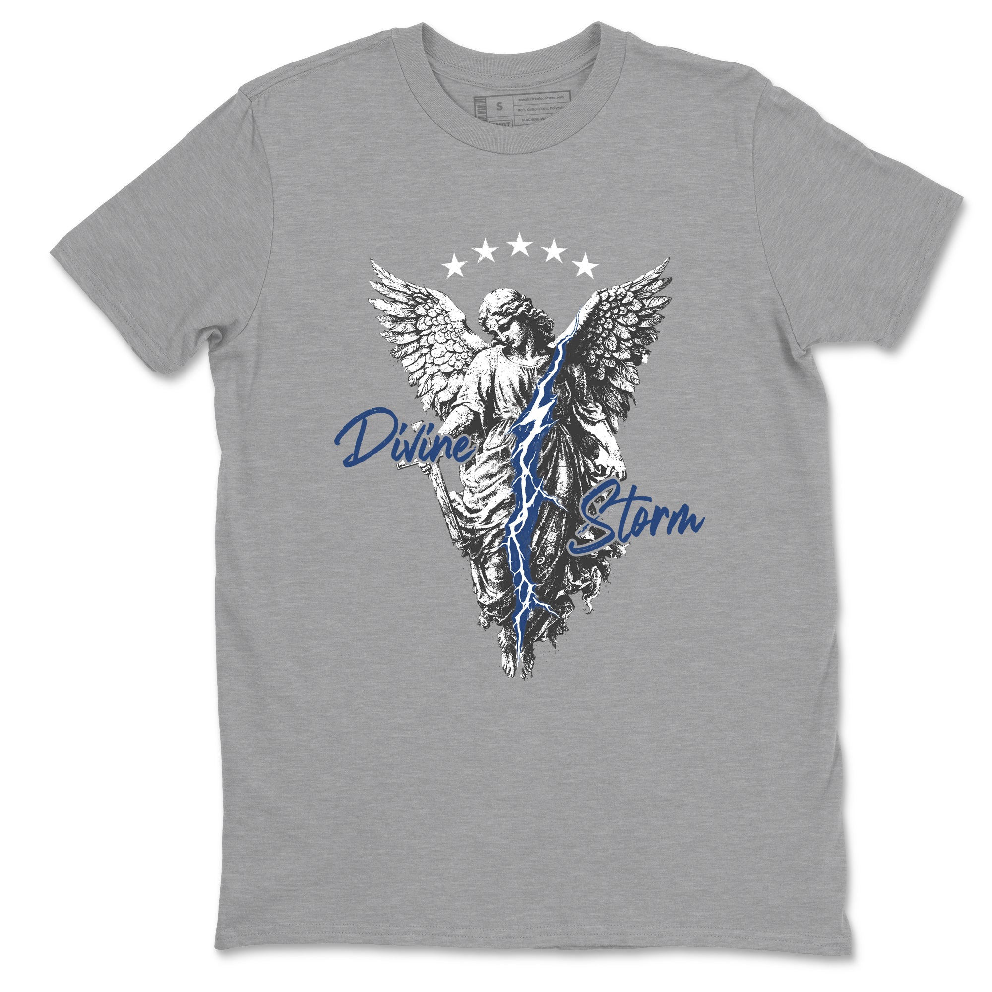 Sneaker match tees – Sneaker Tees To Match Air Jordan 9 Flint Grey Shoes – Divine Storm Tee Heather Grey 2